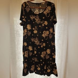Tiffany & Grey Floral Dress with Pockets